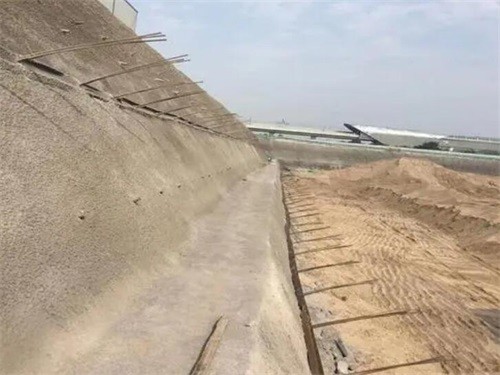 古田河道边坡加固